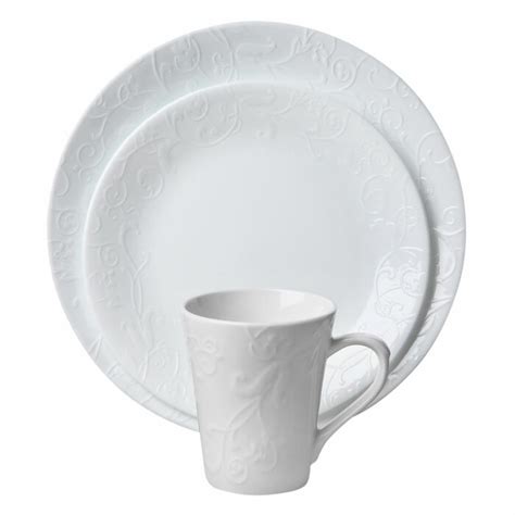 corelle dinnerware embossed|corelle embossed bella faenza dinnerware.